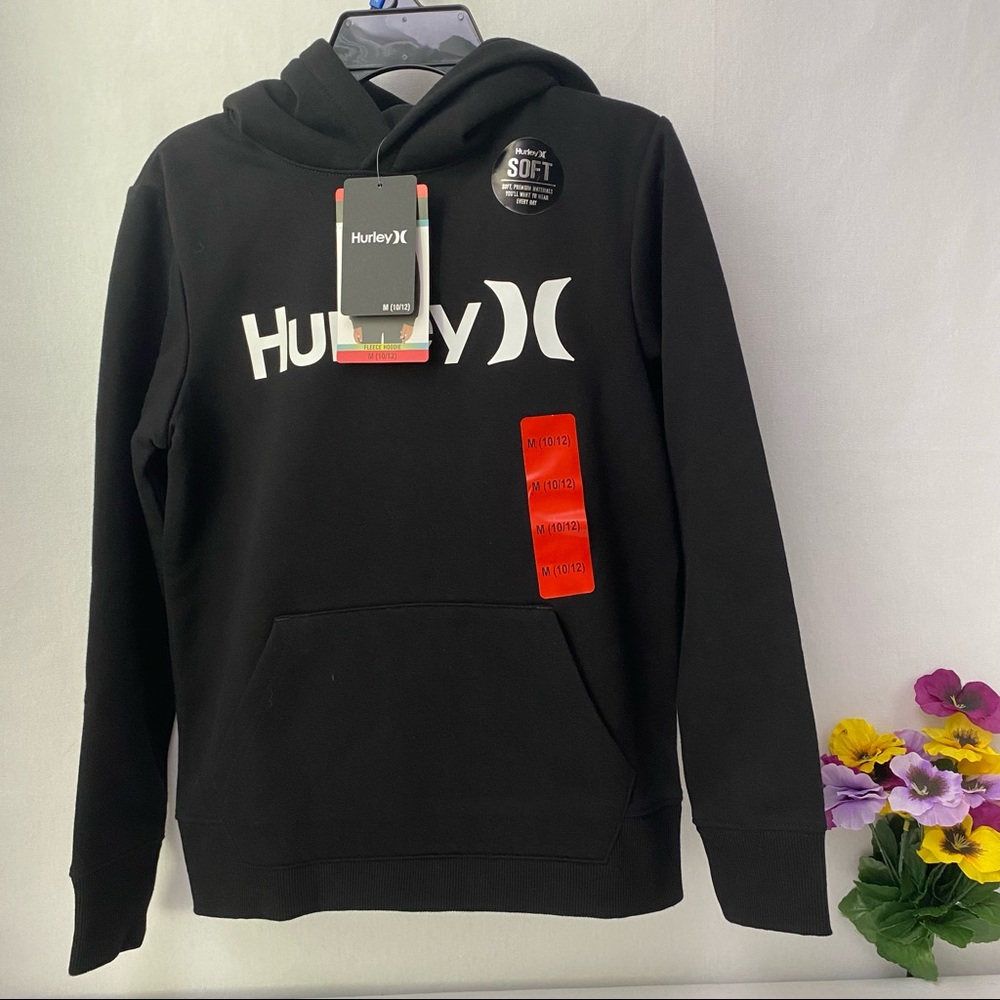 Hurley Boy's Pullover Hoodie Sweatshirt, NWT - Picture 4 of 7